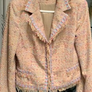 Short crop jacket colorful